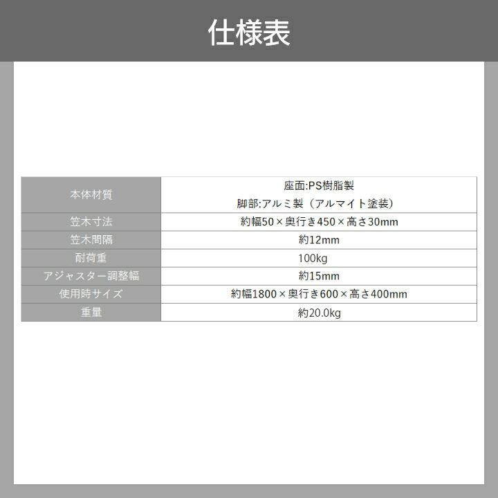 天板樹脂製アルミぬれ縁 アルミス ANER-1860B 脚部アルミ製 滑り止め加工 アジャスター付き