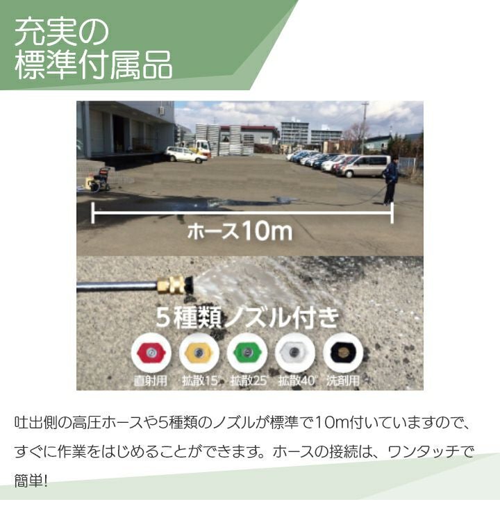 高圧洗浄機 エンジン 工進 高圧洗浄機 エンジン式 JCE-1408UDX 工進