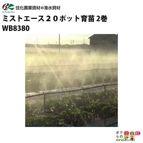 住化農業資材 灌水チューブ スミサンスイR横とび WB1045 100M × 2巻 無