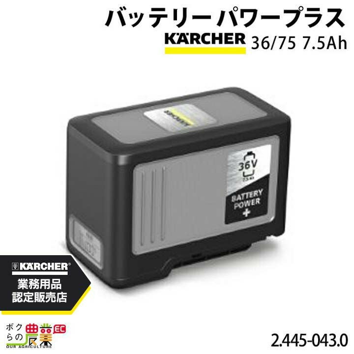 ケルヒャー バッテリー 36/75 2.445-043.0 パワープラス KAERCHER