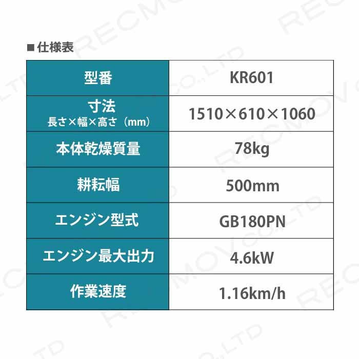 耕運機 エンジン式 共立 耕運機 KR601 共立 管理機 充電式 共立 管理機