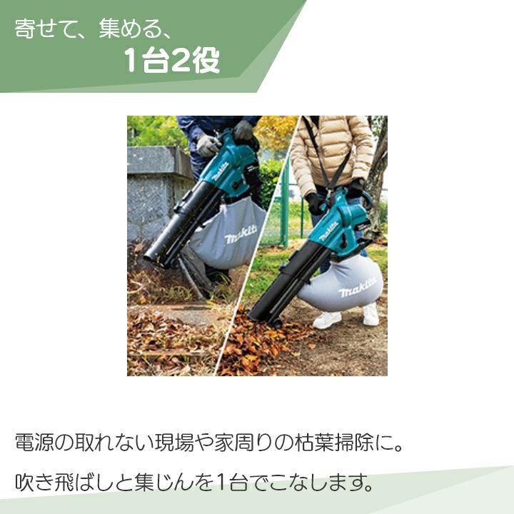 マキタ ブロワ MUB187DZ 18V 充電式 コードレス 肩掛け式 集塵 集じん