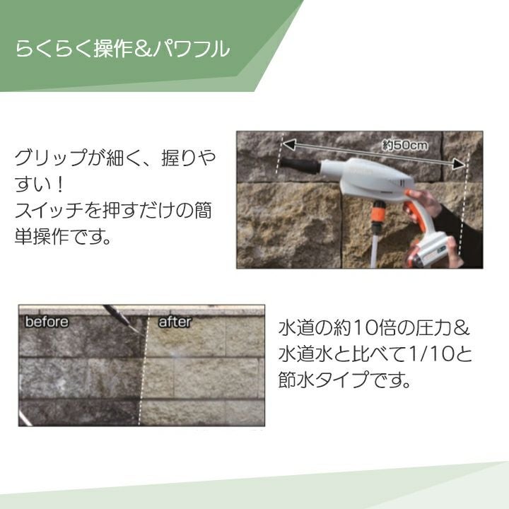 工進 セット商品 ガン洗浄機 SJC-1820 +バッテリー PA-380 バッテリー2