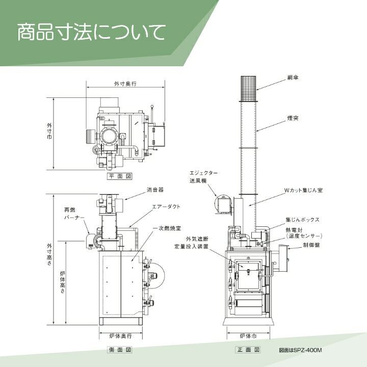 DAITO 廃プラ対応焼却炉 SPZ-400M | ボクらの農業EC本店